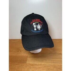 USGA U.S. Open Pinehurst No 2 Hat Cap Strap Back Mens Black Golf 2014 Member